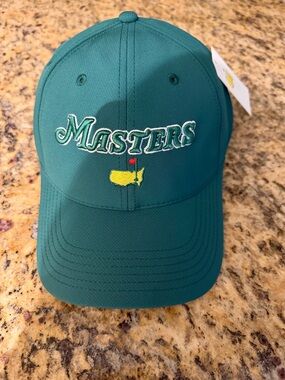 Masters Green Embroidered Golf Hat NWT